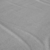 100% Brushed Cotton Flat Sheet | Grey | Single - 150cm (W) x 250cm (L) - The Bedding & Blankets Store