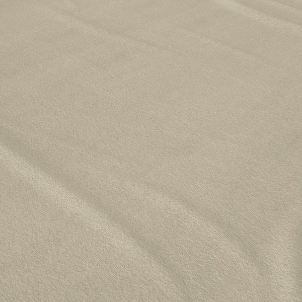100% Brushed Cotton Flat Sheet | Taupe | Cot Bed - 100cm (W) x 150cm (L) - The Bedding & Blankets Store