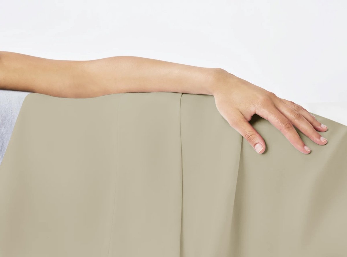 100% Brushed Cotton Flat Sheet | Taupe | Cot Bed - 100cm (W) x 150cm (L) - The Bedding & Blankets Store