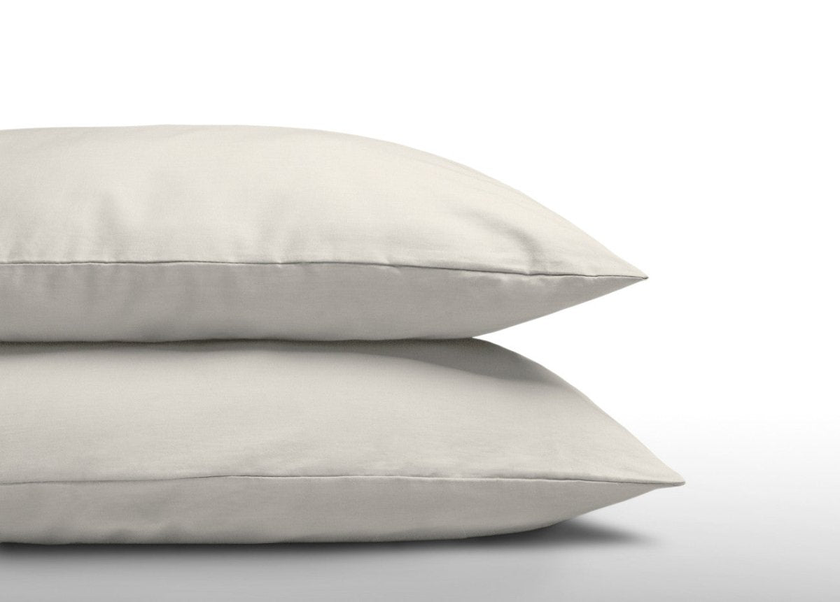 100% Cotton 2 in 1 Pillowcase | Cream | 60cm x 70cm - The Bedding & Blankets Store
