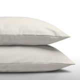 100% Cotton 2 in 1 Pillowcase | Cream | 60cm x 70cm - The Bedding & Blankets Store