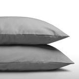 100% Cotton 2 in 1 Pillowcase | Grey | 60cm x 70cm - The Bedding & Blankets Store