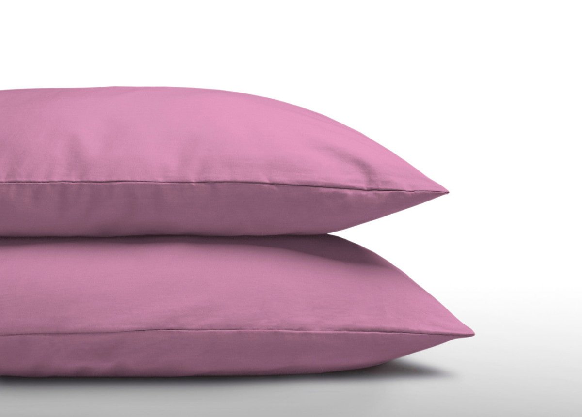 100% Cotton 2 in 1 Pillowcase | Pink | 60cm x 70cm - The Bedding & Blankets Store