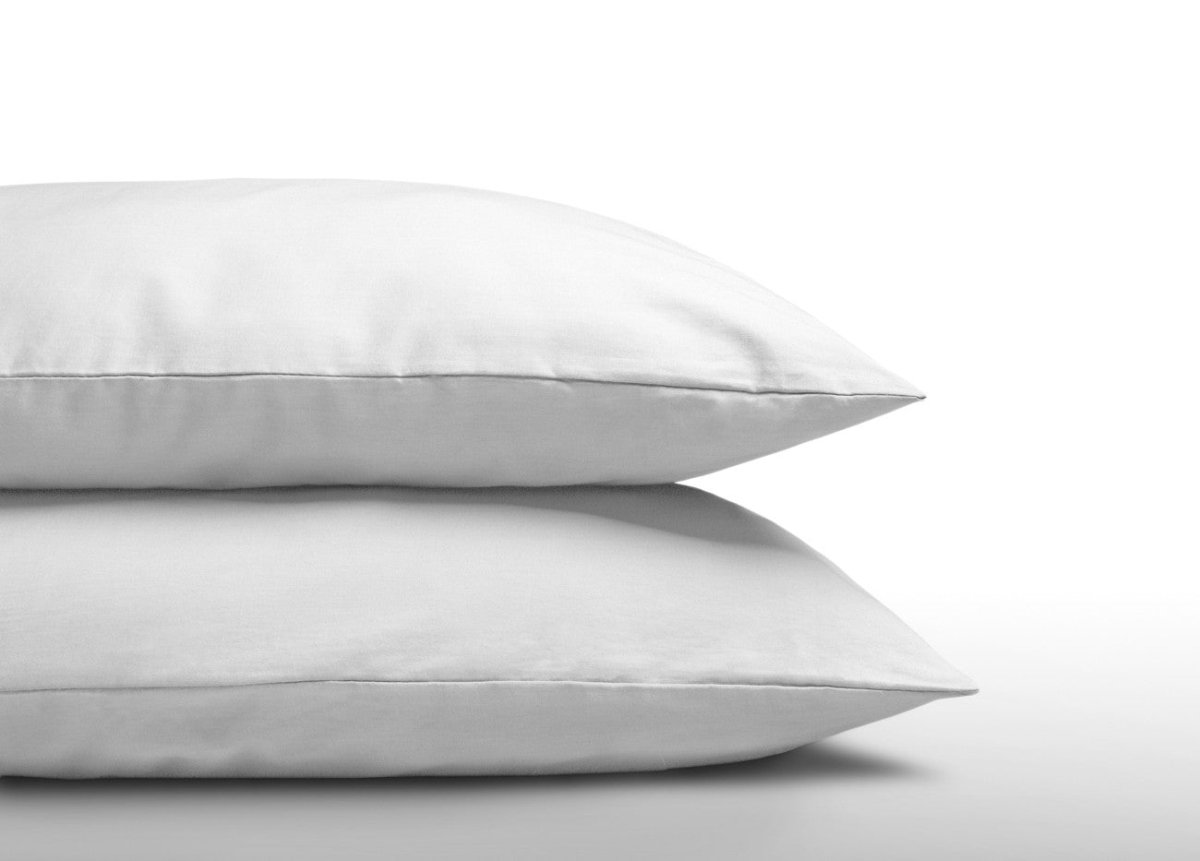 100% Cotton 2 in 1 Pillowcase | White | 60cm x 70cm - The Bedding & Blankets Store