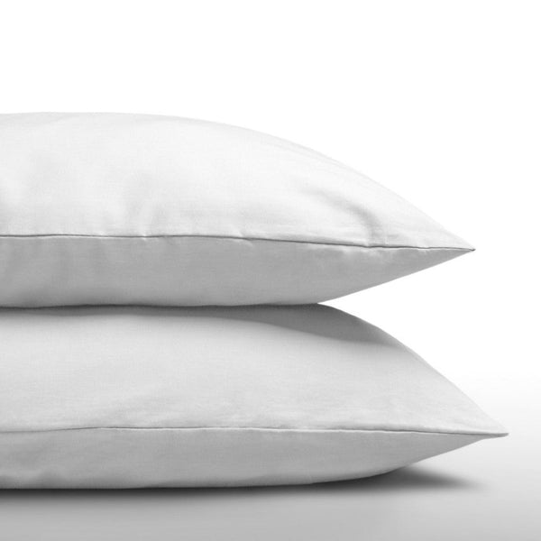 100% Cotton 2 in 1 Pillowcase | White | 60cm x 70cm - The Bedding & Blankets Store