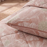 100% Cotton Coverless Duvet Feather | Terracotta | Single - 140cm (W) x 220cm (L) - The Bedding & Blankets Store
