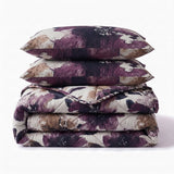 100% Cotton Coverless Duvet Lena | Purple | Single - 140cm (W) x 220cm (L) - The Bedding & Blankets Store