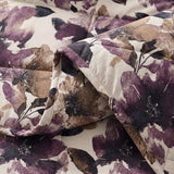 100% Cotton Coverless Duvet Lena | Purple | Single - 140cm (W) x 220cm (L) - The Bedding & Blankets Store