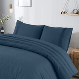 100% Cotton Duvet Cover Set Bali | Blue | Single - 140cm (W) x 220cm (L) - The Bedding & Blankets Store