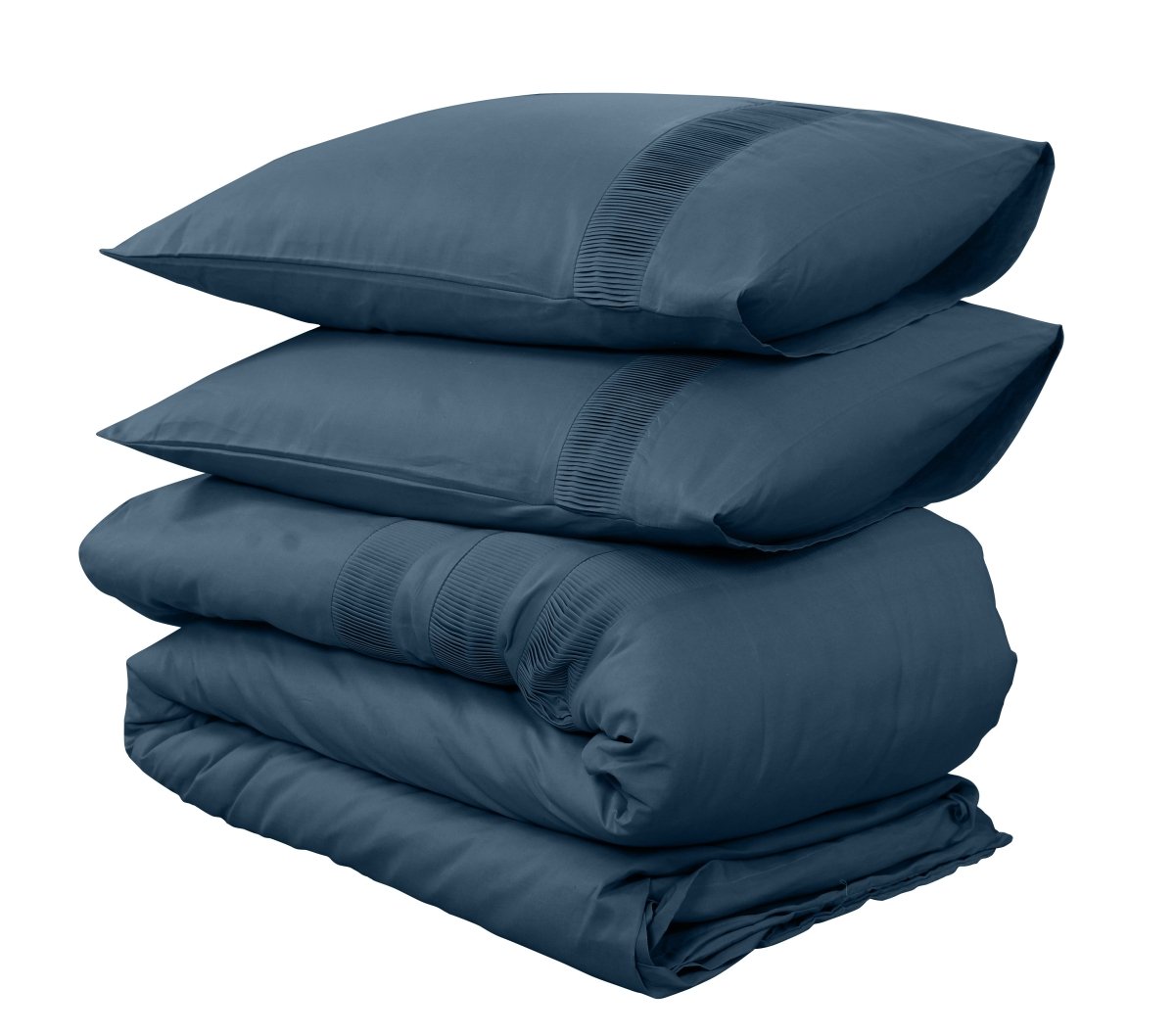 100% Cotton Duvet Cover Set Bali | Blue | Single - 140cm (W) x 220cm (L) - The Bedding & Blankets Store