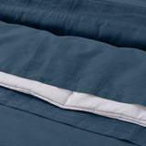 100% Cotton Duvet Cover Set Bali | Blue | Single - 140cm (W) x 220cm (L) - The Bedding & Blankets Store