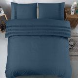 100% Cotton Duvet Cover Set Bali | Blue | Single - 140cm (W) x 220cm (L) - The Bedding & Blankets Store