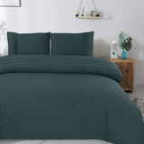 100% Cotton Duvet Cover Set Bali | Green | Single - 140cm (W) x 220cm (L) - The Bedding & Blankets Store