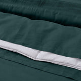 100% Cotton Duvet Cover Set Bali | Green | Single - 140cm (W) x 220cm (L) - The Bedding & Blankets Store