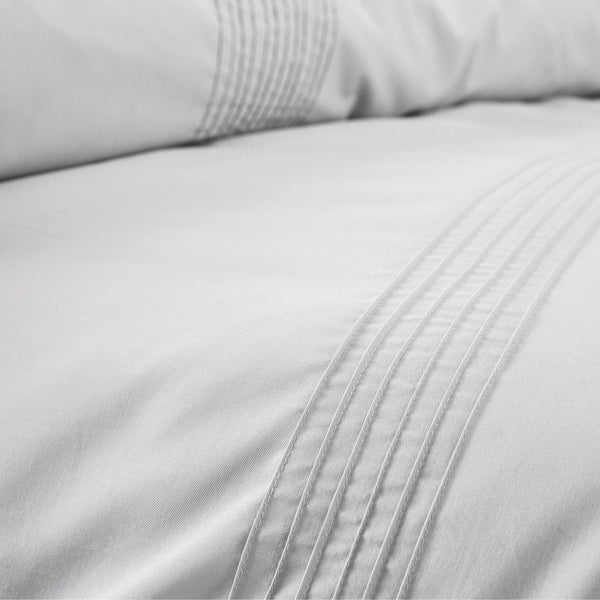100% Cotton Duvet Cover Set Bogota | White | Double - 200cm (W) x 220cm (L) - The Bedding & Blankets Store