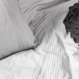 100% Cotton Duvet Cover Set Bogota | White | Double - 200cm (W) x 220cm (L) - The Bedding & Blankets Store