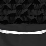 100% Cotton Duvet Cover Set Cyprus | Black | Single - 140cm (W) x 220cm (L) - The Bedding & Blankets Store