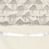 100% Cotton Duvet Cover Set Cyprus | Cream | Single - 140cm (W) x 220cm (L) - The Bedding & Blankets Store