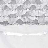 100% Cotton Duvet Cover Set Cyprus | White | Single - 140cm (W) x 220cm (L) - The Bedding & Blankets Store