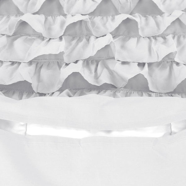 100% Cotton Duvet Cover Set Cyprus | White | Single - 140cm (W) x 220cm (L) - The Bedding & Blankets Store