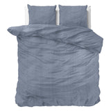 100% Cotton Duvet Cover Set Denim Stone Washed | Blue | Single - 140cm (W) x 220cm (L) - The Bedding & Blankets Store