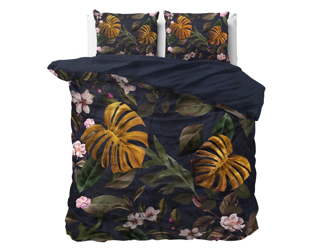 100% Cotton Duvet Cover Set Durk | Green | Double - 200cm (W) x 200/220cm (L) - The Bedding & Blankets Store