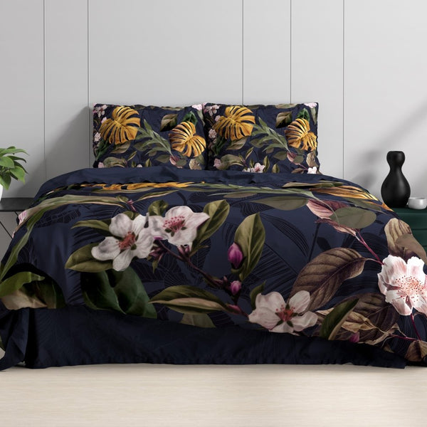 100% Cotton Duvet Cover Set Durk | Green | Double - 200cm (W) x 200/220cm (L) - The Bedding & Blankets Store