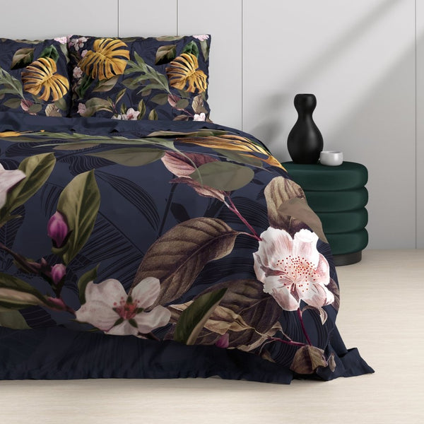 100% Cotton Duvet Cover Set Durk | Green | Double - 200cm (W) x 200/220cm (L) - The Bedding & Blankets Store