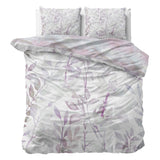 100% Cotton Duvet Cover Set Maily | Purple | Single - 140cm (W) x 220cm (L) - The Bedding & Blankets Store
