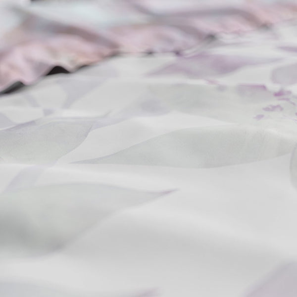 100% Cotton Duvet Cover Set Maily | Purple | Single - 140cm (W) x 220cm (L) - The Bedding & Blankets Store