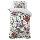 100% Cotton Duvet Cover Set Ophelia | Purple | Single Long - 140cm (W) x 220cm (L) - The Bedding & Blankets Store
