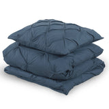 100% Cotton Duvet Cover Set Salvador | Blue | Single - 140cm (W) x 220cm (L) - The Bedding & Blankets Store