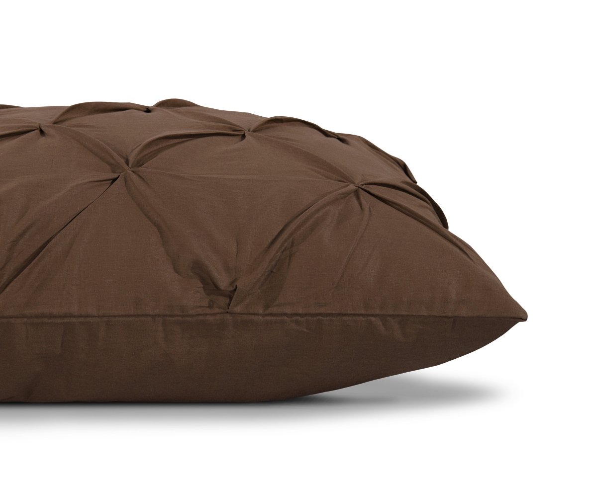 100% Cotton Duvet Cover Set Salvador | Brown | Double - 200cm (W) x 220cm (L) - The Bedding & Blankets Store
