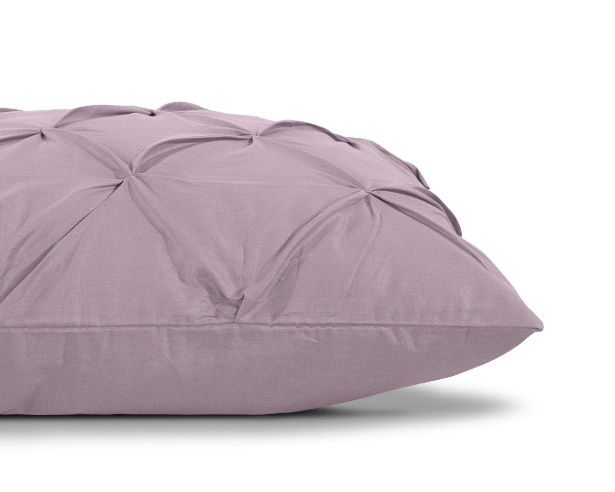100% Cotton Duvet Cover Set Salvador | Lilac | Single - 140cm (W) x 220cm (L) - The Bedding & Blankets Store