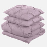 100% Cotton Duvet Cover Set Salvador | Lilac | Single - 140cm (W) x 220cm (L) - The Bedding & Blankets Store