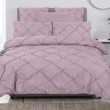 100% Cotton Duvet Cover Set Salvador | Lilac | Single - 140cm (W) x 220cm (L) - The Bedding & Blankets Store