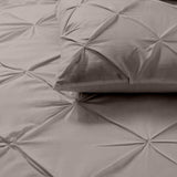 100% Cotton Duvet Cover Set Salvador | Taupe | Double - 200cm (W) x 220cm (L) - The Bedding & Blankets Store