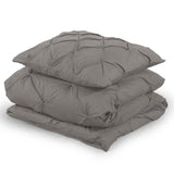 100% Cotton Duvet Cover Set Salvador | Taupe | Double - 200cm (W) x 220cm (L) - The Bedding & Blankets Store