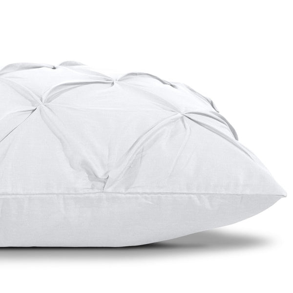 100% Cotton Duvet Cover Set Salvador | White | Double - 200cm (W) x 220cm (L) - The Bedding & Blankets Store