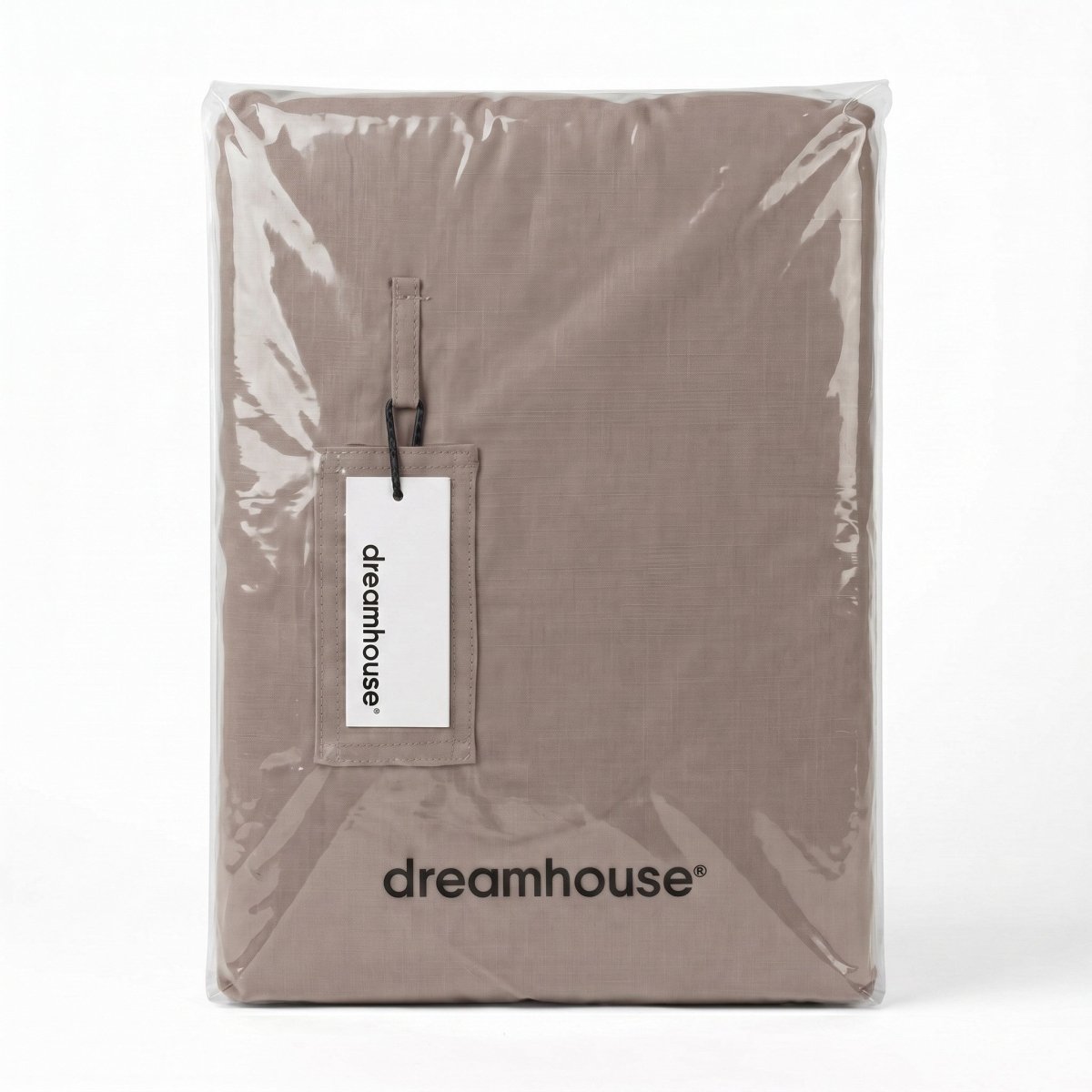 100% Cotton Duvet Cover Set Stone Washed | Taupe | Single - 140cm (W) x 220cm (L) - The Bedding & Blankets Store