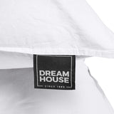 100% Cotton Duvet Cover Set Stone Washed | White | Single - 135cm (W) x 200cm (L) - The Bedding & Blankets Store