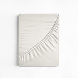 100% Cotton Fitted Sheet | Cream | Single Narrow (EU) 70 x 200cm (L) x 30cm (D) - The Bedding & Blankets Store