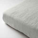 100% Cotton Fitted Sheet Mousseline | Cream | Double 140 x 200cm (L) x 30cm (D) - The Bedding & Blankets Store