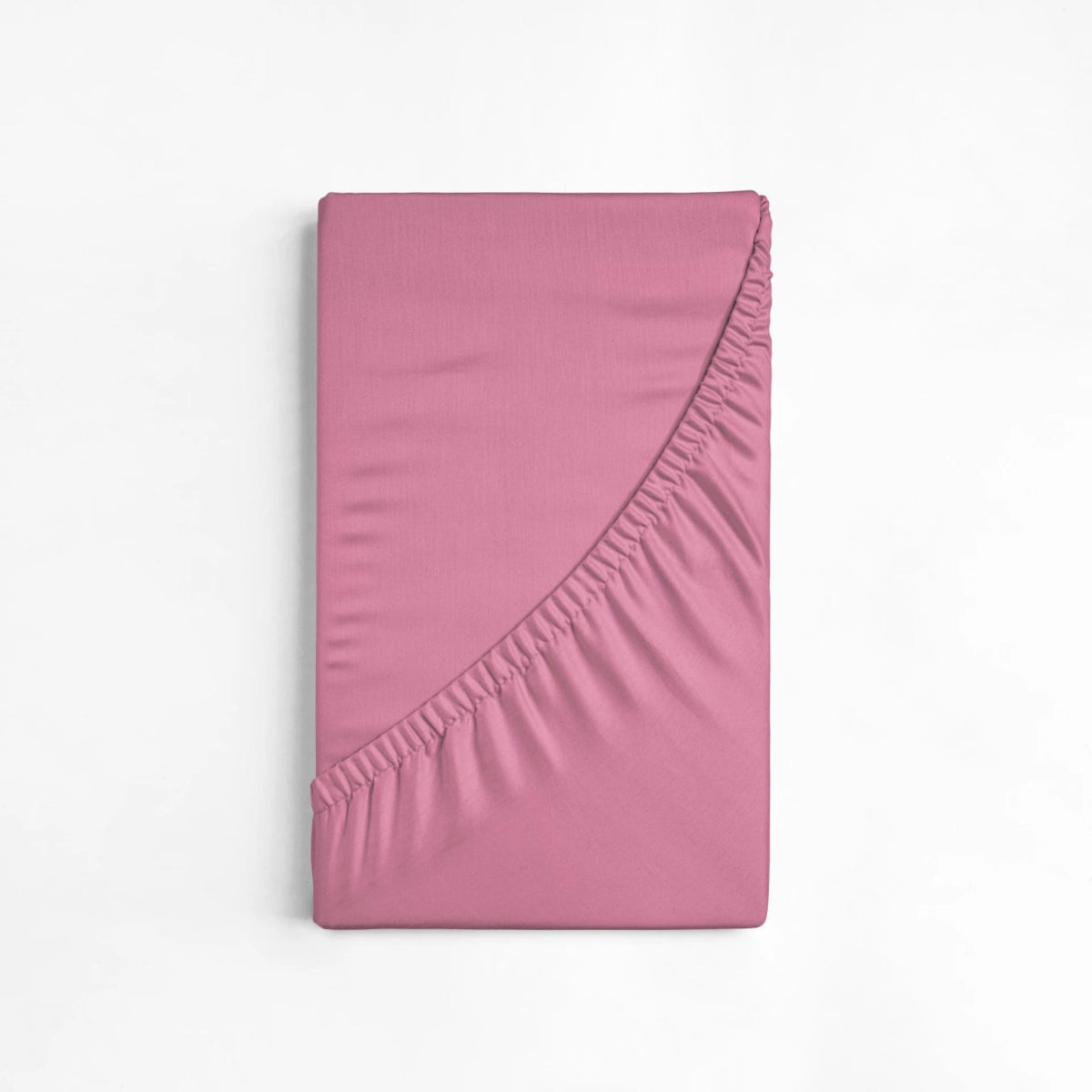 100% Cotton Fitted Sheet | Pink | Single Narrow (EU) 70 x 200cm (L) x 30cm (D) - The Bedding & Blankets Store