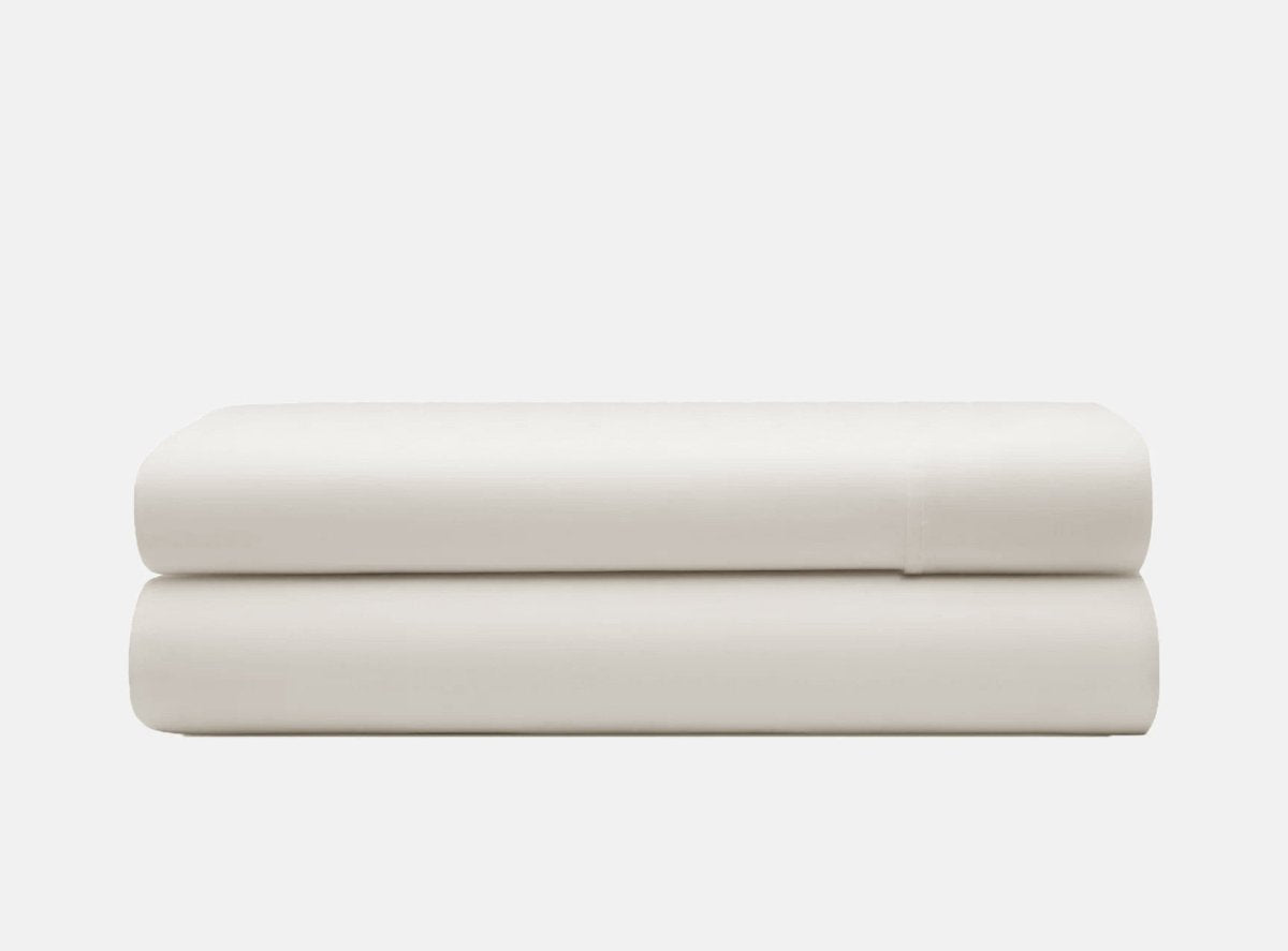 100% Cotton Flat Sheet | Cream | Single Long - 150cm (W) x 250cm (L) - The Bedding & Blankets Store