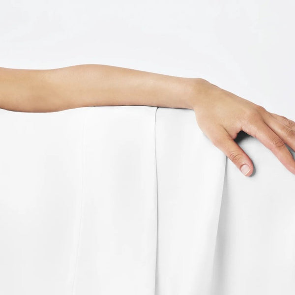 100% Cotton Flat Sheet | White | Single Long - 150cm (W) x 250cm (L) - The Bedding & Blankets Store