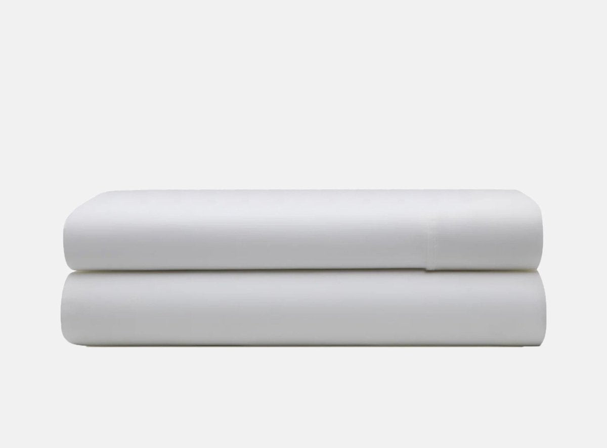 100% Cotton Flat Sheet | White | Single Long - 150cm (W) x 250cm (L) - The Bedding & Blankets Store