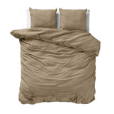 100% Cotton Muslin Duvet Cover Set Mousseline | Nude Skin | King - 240cm (W) x 200/220cm (L) - The Bedding & Blankets Store