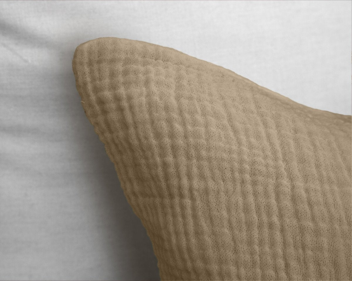 100% Cotton Muslin Duvet Cover Set Mousseline | Nude Skin | King - 240cm (W) x 200/220cm (L) - The Bedding & Blankets Store