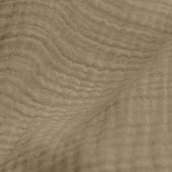 100% Cotton Muslin Duvet Cover Set Mousseline | Nude Skin | King - 240cm (W) x 200/220cm (L) - The Bedding & Blankets Store